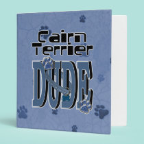 Cairn Terrier DUDE binders