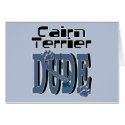 Cairn Terrier DUDE card