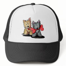 Cairn Terrier Duo Cap hats