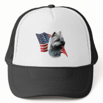 Cairn Terrier Flag hats by GreyWolfCreation Cairn Terrier Flag hats