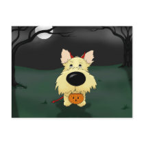 Cairn Terrier Halloween postcards by NothinButtDogs Cairn Terrier Halloween postcards