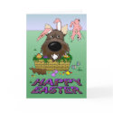Cairn Terrier Happy Easter Card