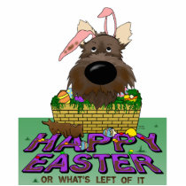 Cairn Terrier Happy Easter Sculpture photo sculptures by NothinButtDogs Cairn Terrier Happy Easter Sculpture photo sculptures