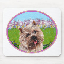 Cairn Terrier in a Garden Mousepads