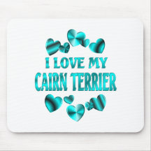 CAIRN TERRIER Love Mouse Pads