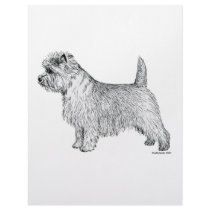 Cairn Terrier Side Customized Letterhead