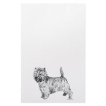 Cairn Terrier Stationery Paper