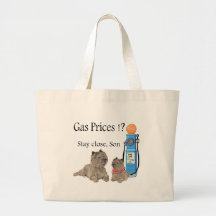Cairn Terriers Gas Prices ?!! Tote Bag