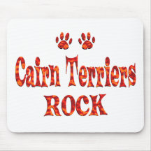 Cairn Terriers Rock Mousepads