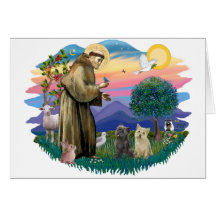 Cairn Terriers (two) Greeting Cards