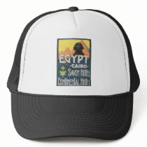 Cairo Egypt - Vintage travel poster art Trucker Hats