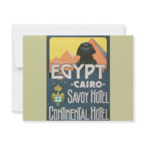 Cairo Egypt - Vintage travel poster art invitations