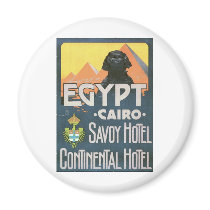Cairo Egypt - Vintage travel poster art Fridge Magnet