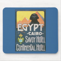 Cairo Egypt - Vintage travel poster art mousepads