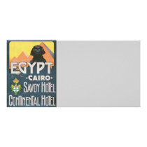 Cairo Egypt - Vintage travel poster art photo cards by MyOtherPlanet Cairo Egypt - Vintage travel poster art photo cards