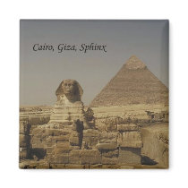 Cairo, Giza, The Sphinx (St.K.) magnets by stamos1972 Cairo, Giza, The Sphinx (St.K.) magnets