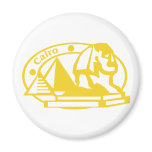 Cairo Stamp Fridge Magnet