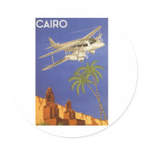 Cairo Round Stickers