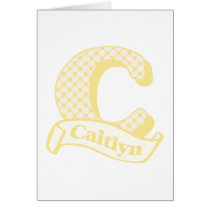 Caitlyn Monogram cards
