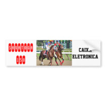 Caixa Eletronica- Saratoga Race Course Bumper Stickers