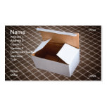 Caja de cartón plantillas de tarjetas personales
