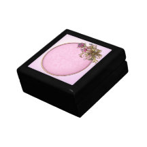 Caja de regalo de la gema de la flor