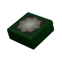 Caja de regalo de la gema de la flor