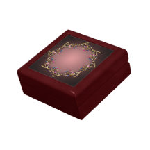 Caja de regalo de la gema de la flor