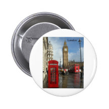 Caja del teléfono de Londres Big Ben (por St.K) Pin