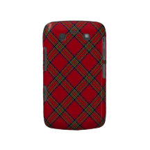 Caja intrépida real de Blackberry de la tela escoc Case-Mate Blackberry Funda