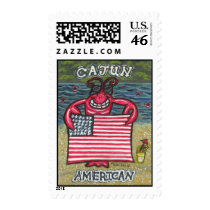Cajun American! postage
