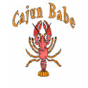 Cajun Babe Pink Crawfish t-shirts