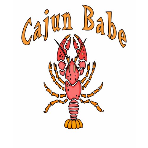 Cajun Babe Pink Crawfish shirt