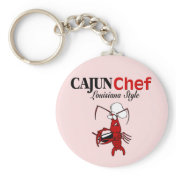 Cajun Chef Key Chains