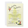 Cajun Crawfish Fleur de Lis Graduation Invitation