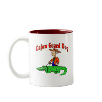 Cajun Guard Dog mugs by figstreetstudio Cajun Guard Dog mugs