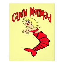 Cajun Mermaid Custom Announcements