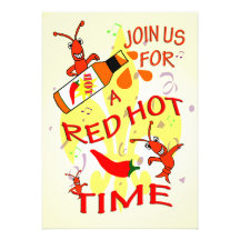 Cajun Themed  Party Invitation