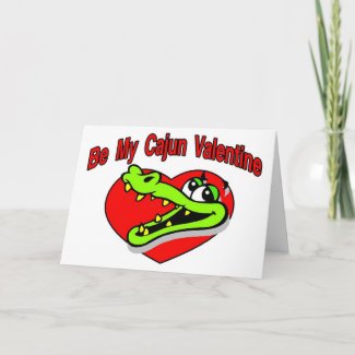 Cajun Valentine card