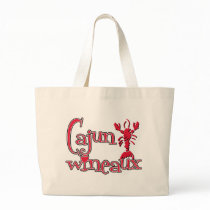 Cajun Wineaux crawfish red Tote Bag