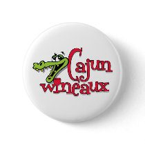 Cajun Wineaux gator buttons