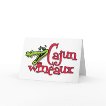 Cajun Wineaux gator cards by bbdesignsco Cajun Wineaux gator cards