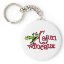 Cajun Wineaux gator Keychain