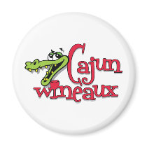 Cajun Wineaux gator Magnets