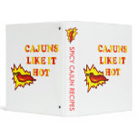 CAJUNS LIKE IT HOT RECIPE BINDER