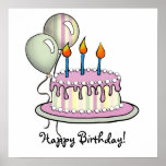 Cake-006 Candy Stripes Print