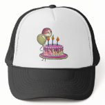 Cake-012 Magenta Marble hats