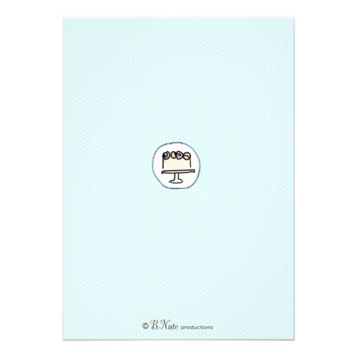 Cake Baby Shower Invitation