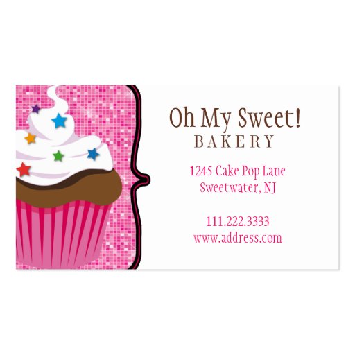 Cake Bakery : Business Card (front side)