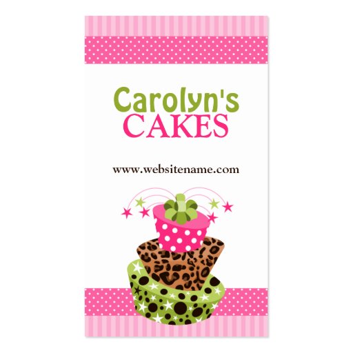 Cake Bakery Business Cards